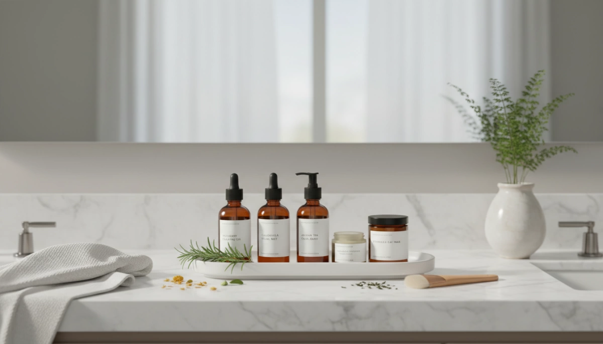 Minimalist Herbal Skincare Routine for Busy Mornings Under 5 Minutes