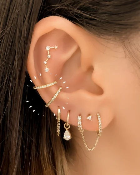 Conch piercing
