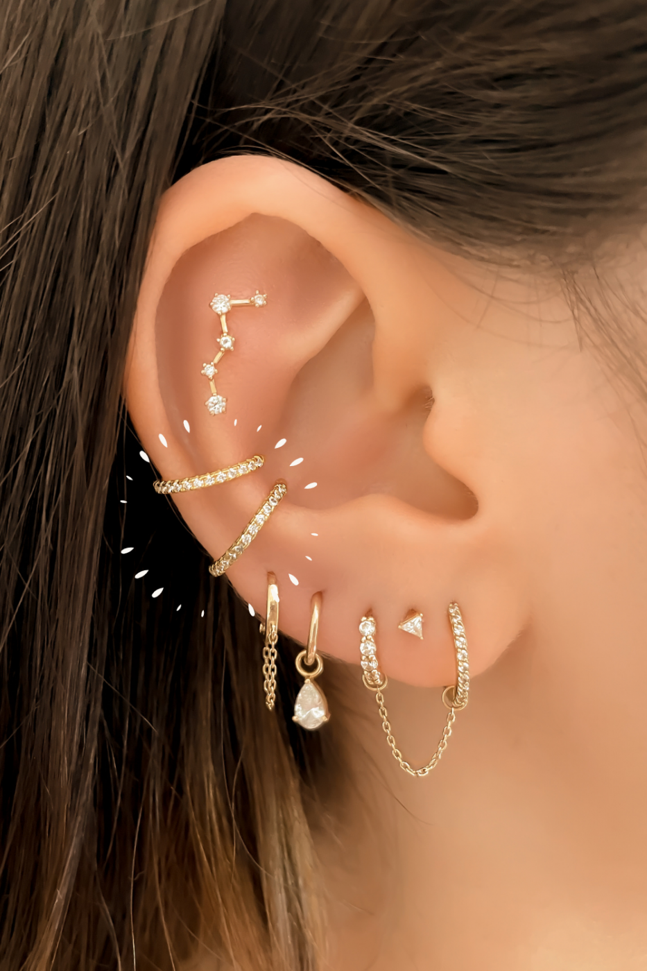 Conch piercing