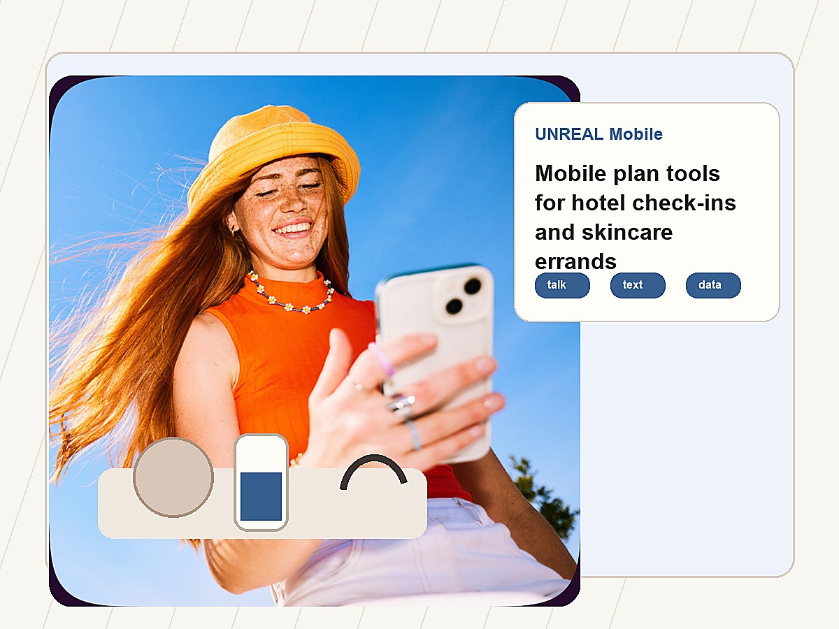 Mobile plan tools for hotel check-ins and skincare errands
